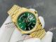 vr factory super clone rolex day date 40 green stick face gold  2836 watch (9)_th.jpg